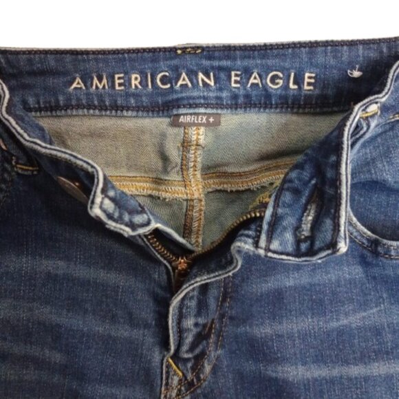 American Eagle Slim Straight Air Flex + Jean's Pre-Owned Size 34 X 30 - Picture 4 of 7